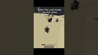 Even the crab dislikes the KSI song roblox saitamabattlegrounds tsb trending skibiditoilet [upl. by Elli]