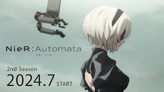 NieR Automata Ver11a  Temporada 2  Teaser Anime Oficial  Promotion File 011 [upl. by Hayalat]