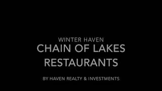 Winter Haven Chain of Lakes Restaurants [upl. by Synned]