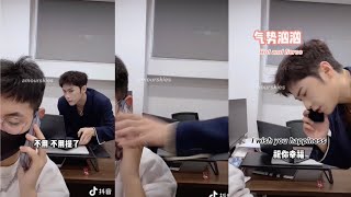 engsub when xiaodong’s ex calls him in front of boss  chinese tiktok [upl. by Aivekahs161]