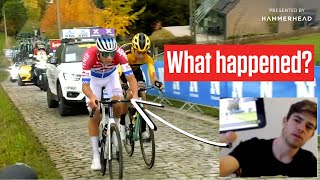 Van Aert analyzes shame loss to Van der Poel in Tour of Flanders [upl. by Kegan]