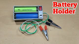 How to make Simple and easy Battery Holder at home  battery holder kaise banaye  Battery Holder [upl. by Airel716]