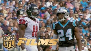 Josh Norman Micd Up vs Julio Jones Week 14  Inside the NFL Falcons vs Panthers highlights [upl. by Hilaria]