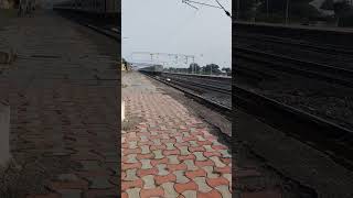 Khagaznagar Express passed at Kolanoor Railway station indianrailways [upl. by Anitra]