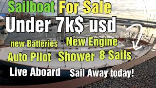 Get into Sailing for Under 7k  Tartan 34 Sailboat For Sale [upl. by Binky]