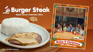 Make it Christmas with Jollibee Burger Steak [upl. by Kcirdle]