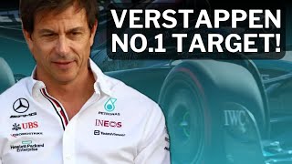 Max Verstappen Is Toto Wolffs Number 1 Target [upl. by Vaientina]