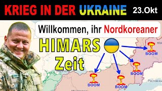 23OKTOBER AUSGELÖSCHT AN TAG 1  Ukrainer TREFFEN NORDKOREANISCHE BASIS  UkraineKrieg [upl. by Gigi351]