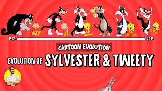 Evolution of SYLVESTER amp TWEETY  81 Years Explained  CARTOON EVOLUTION [upl. by Gnuh]