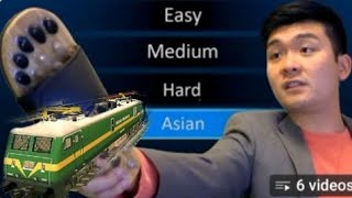 if Asians try indian train simulator for first time ever indianrailways [upl. by Dloniger]