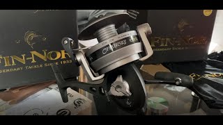 Unboxing FINNOR Offshore Spinning 10500 Mitchell Full Runner MX8 9000 [upl. by Balthasar]