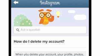 How to Deactivate and Delete an Instagram Account [upl. by Anwadal858]