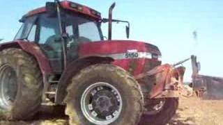 Case IH 5150  charrue Kuhn 5 corps [upl. by Dronel]