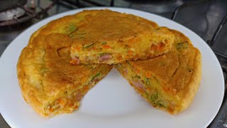 TORTA DE TAPIOCA DE FRIGIDEIRA COM SÓ 1 OVOSEM TRIGOPRONTA EM 10 MINUTOS PARA O CAFÉ DA MANHÃ [upl. by Sabine973]