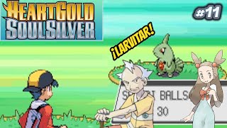 ¿Cómo CAPTURAR a LARVITAR con 4 MEDALLAS POKÉMON SOUL SILVER GUÍA PRIMERIZOS 11 [upl. by Wren]