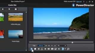 How To apply the Crossfade Transition to your videos in PowerDirector 12 [upl. by Ahscrop]