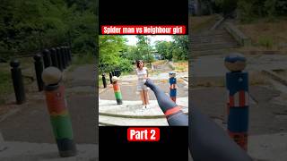 SPIDER MAN HAS SPLIT PERSONALITY PART 2 spiderman shorts part2 [upl. by Ellenyl]