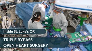 WATCH Triple Bypass Open Heart Surgery [upl. by Pizor]