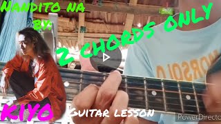 NANDITO Na  kiyo easy chords tutorial [upl. by Alrick]