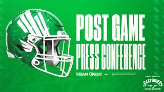 Postgame Press Conference  UNT vs Wyoming [upl. by Frederic]