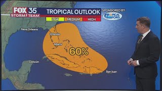 Atlantic disturbance now has 60 chance for development NHC [upl. by Mayeda]