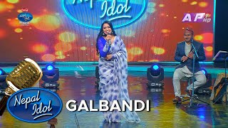 Galbandi गलबन्दीShanti Shree Pariyar  Nepal Idol Season 4 [upl. by Lebazej174]