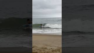 Catching shorebreak waves in 8 seconds [upl. by Parent]