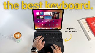 The BEST iPad Keyboard  Logitech Combo Touch Review 💻✨ [upl. by Grinnell594]