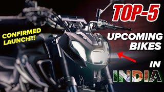 Top 5 Upcoming Bikes in India 20242025 🔥 New Bike Launch in India  Features Price amp Launch Dates [upl. by Eimaj874]