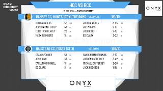 Halstead CC Essex 1st XI v Ramsey CC Hunts 1st XI The Rams [upl. by Rusert54]