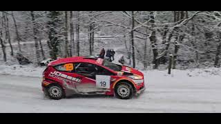 Grizedale Rally Bowkerstead Stage in Snow [upl. by Odilo]