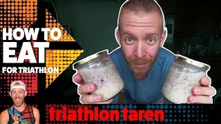 TRIATHLON DIET Daily triathlon training diet [upl. by Dnalrah]