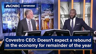 Covestro CEO Doesnt expect a rebound in the economy for the remainder of the year [upl. by Ajiak576]