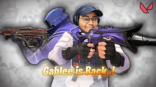 Radiant Player Gablee is BACK aimbot valorant playerverticallive shortslive valorantlive [upl. by Olifoet]