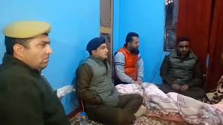 SSP Bandipora Harmeet Singh visited the family of Aabida Kowsar the victim of the Srinagar Attack [upl. by Madison]