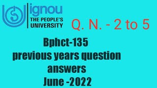 Ignoucbcs bag bscg physics Bphct135 previous years question answers June2022 Q N 2 to 5 [upl. by Fleta]