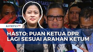 Hasto Ungkap Megawati Minta Puan Maharani Jadi Ketua DPR 20242029 [upl. by Naomi]