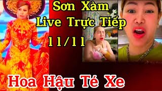 Sơn Xàm Tv Live trực tiếp 1111  Hoa hậu té xe [upl. by Damek]