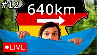 Walking Across Germany with Only a Hammock DAY 12 pt 1 live [upl. by Nylrebmik202]