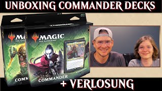 MTG Unboxing Zendikar Rising Commander Decks  Teil 1 deutsch  Magic the Gathering  Trader [upl. by Benton813]