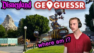 Playing DISNEYLAND Geoguessr BUT its pixelated [upl. by Adelice]