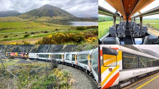 New Zealand by Rail  part 1 TranzAlpine Scenic Train Greymouth  Christchurch [upl. by Alake]