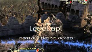 Return of the King HD 2003ENG Walkthrough 6 Minas Tirith  Top of the Wall [upl. by Scriven]