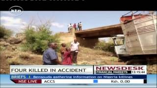 4 killed after lorry they were travelling in hit a herd of camels [upl. by Lannie151]