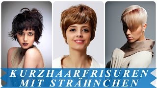 Kurzhaarfrisuren mit strähnchen [upl. by Sashenka]