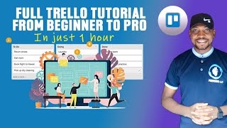 Full Trello Project management beginner to pro tutorial in just 1 hour 2024 [upl. by Atihcnoc681]