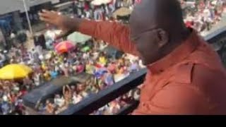 Kumasi traders Chant Free SHS as AkufoAddo wraps up his threeday Ashanti Region tour [upl. by Lenox]