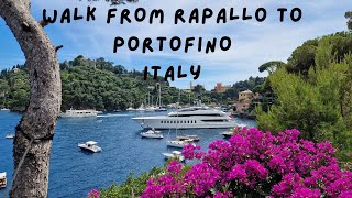 Walk from Rapallo to Portofino  Italy  Slideshow [upl. by Ethyl273]