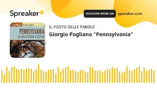 Giorgio Pogliano quotPennsylvaniaquot [upl. by Mandelbaum]