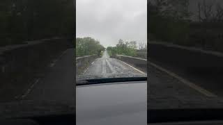 Bridge over Drowes River crossing from Co Leitrim into Co Donegal [upl. by Let]